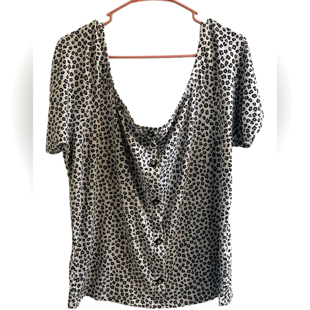 Leopard Print Women's Top
